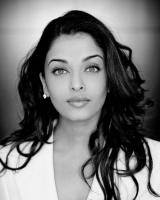 Aishwarya Rai black and white photo