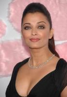 Aishwarya Rai in a black dress.