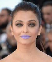 Aishwarya 2016 red carpet pictures of her with unique purple lipstick