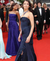 Aishwarya Rai in dark blue gown on red carpet.PNG
